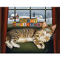 【ロウエル･ヘレロ】猫のクリスマスカード・ボックス　ルーシー・マクレーン