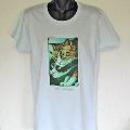 ローラ･シーリー　猫のレディースTシャツ
