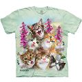 The Mountain　猫のユニセックスTシャツ